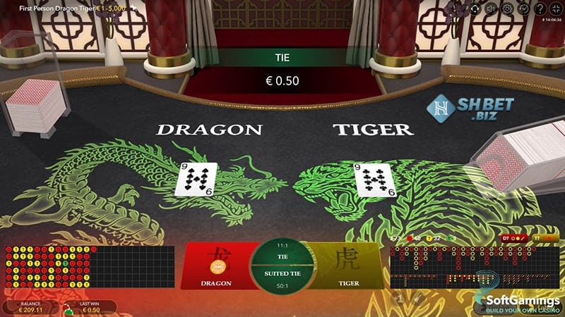 game bài rồng hổ ăn tiền hấp dẫn